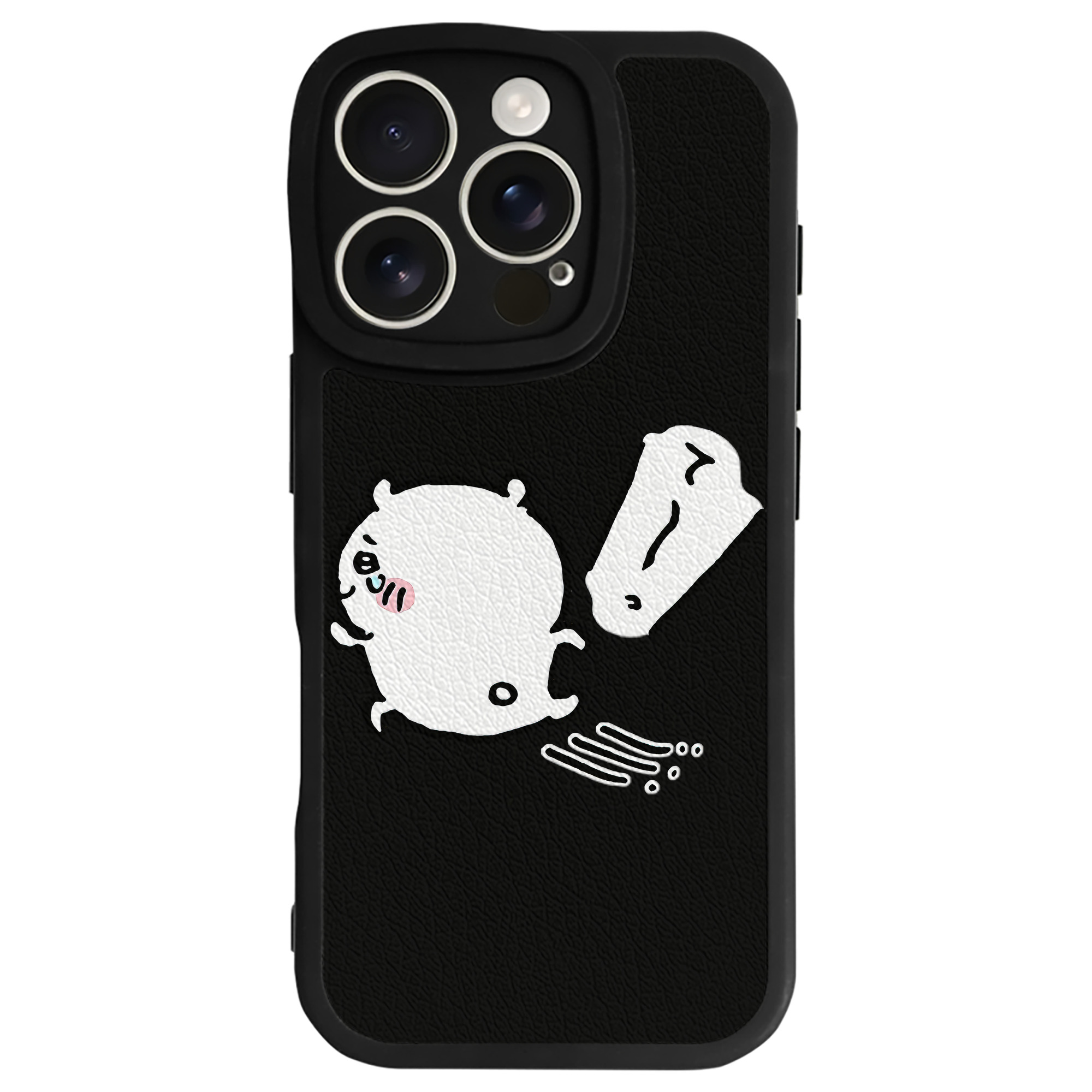 （画像用） ちいかわ ちいかわ Chii-kawa chiikawa 【iPhone 16シリーズ対応】シリコンスマホケース（レザー調） 材質：シリコン
